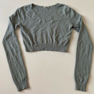 John Galt Cropped Sweater, one size.